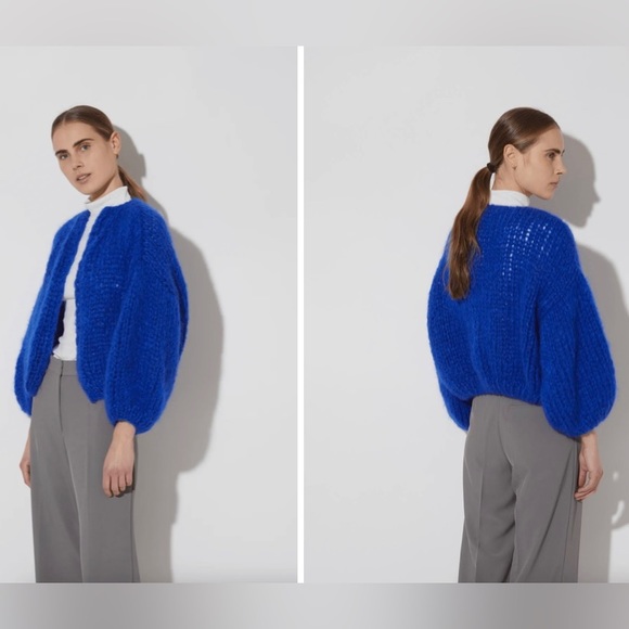 (S/M)Maiami Big Bomber tricot-knit cardigan - Picture 11 of 11